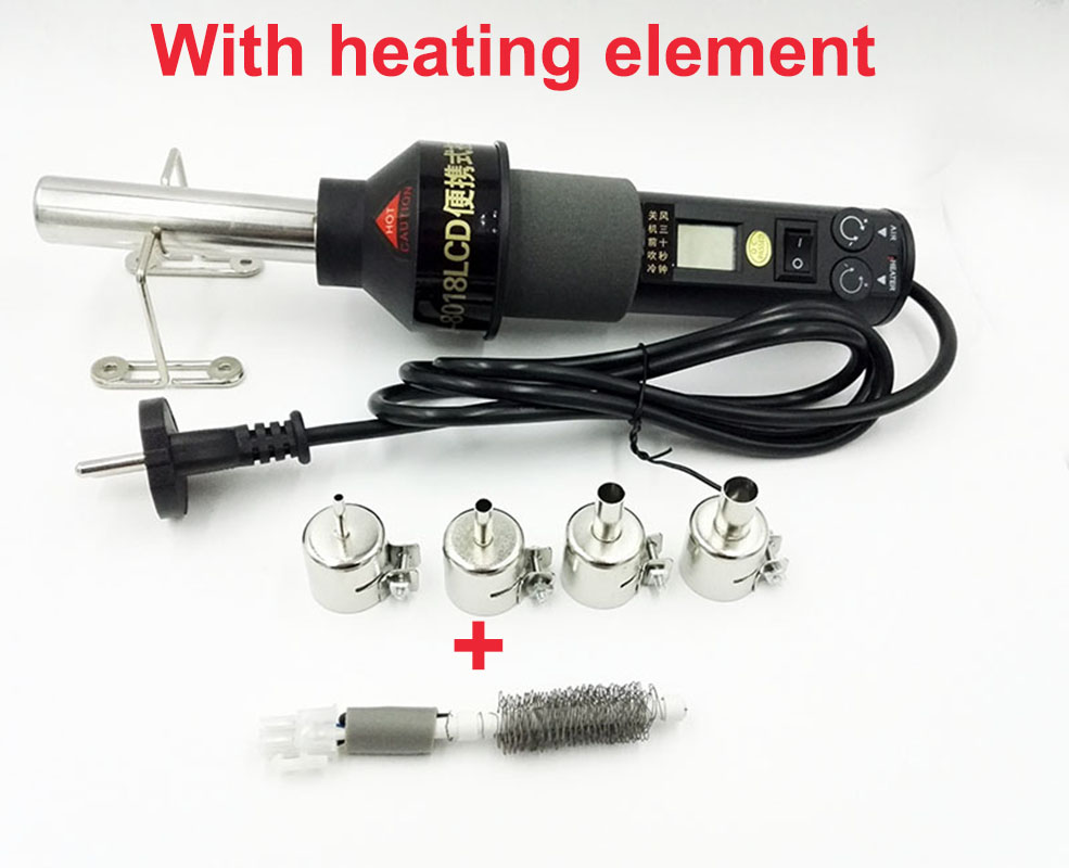 Heat Gun Small - Pistolet à Air chaud numérique réglable,