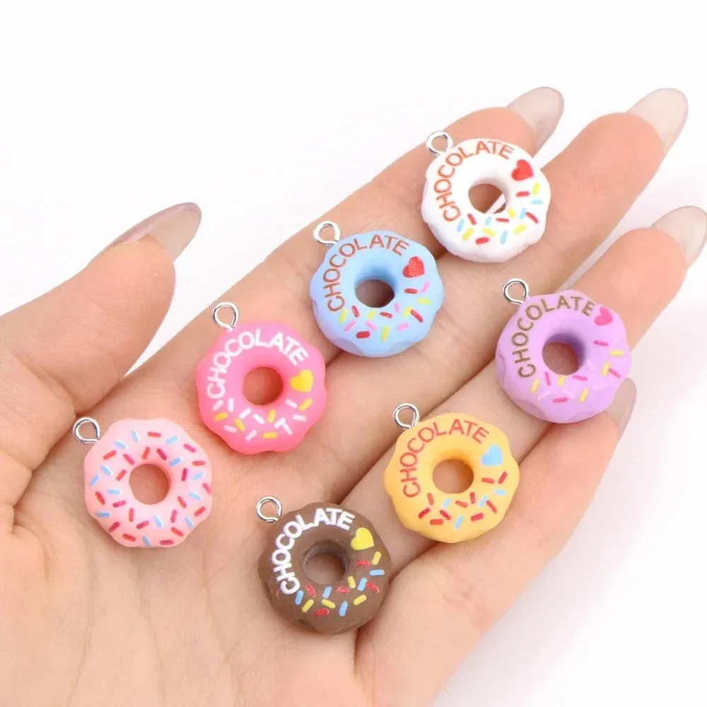 Resin Crafts Diy - 10 pièces de breloques en résine