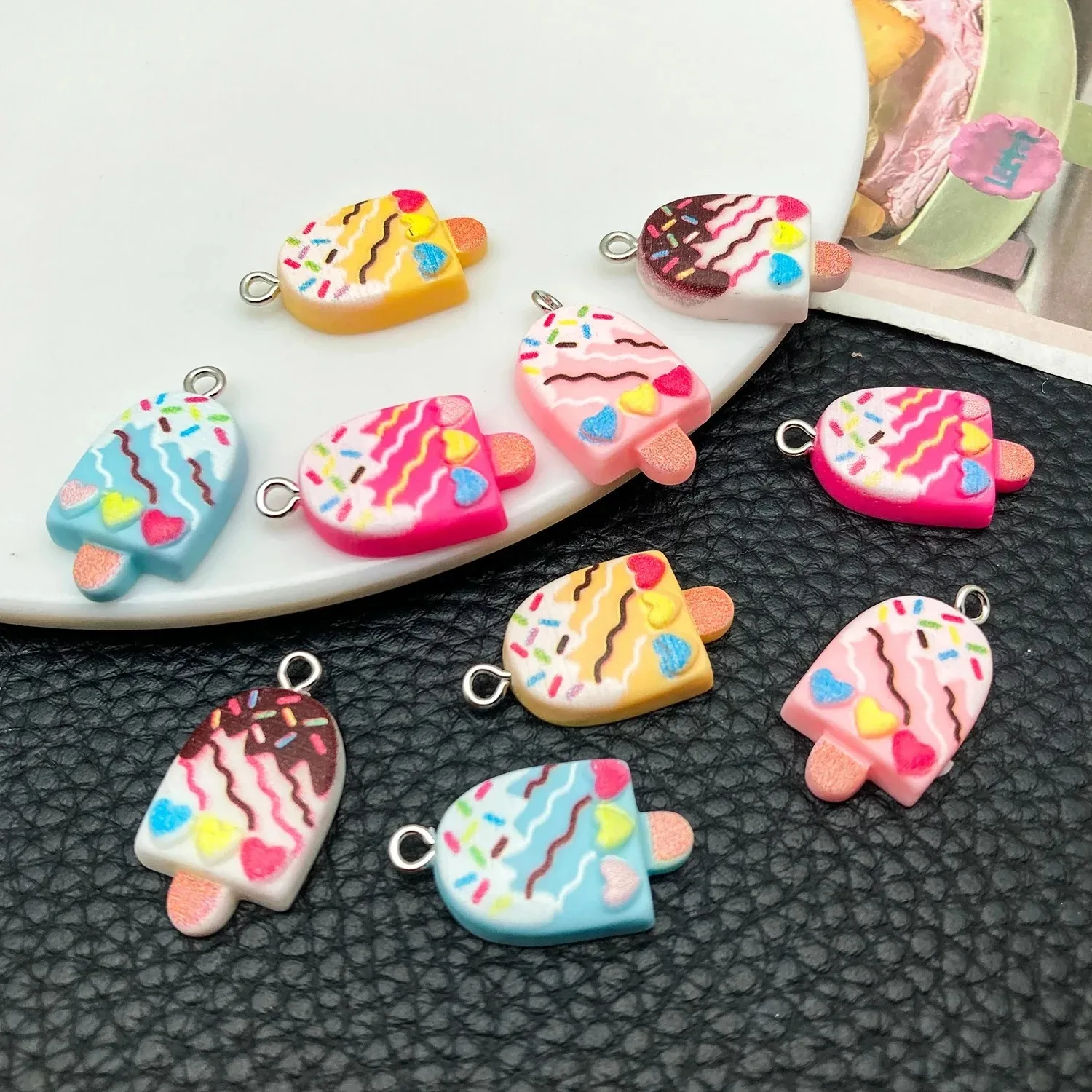 Resin Crafts Diy - 10 pièces de breloques et pendentifs