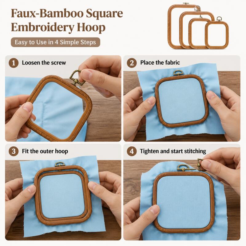 Cadres carrés décoratifs en fa - Wood Ring Blank avis et prix