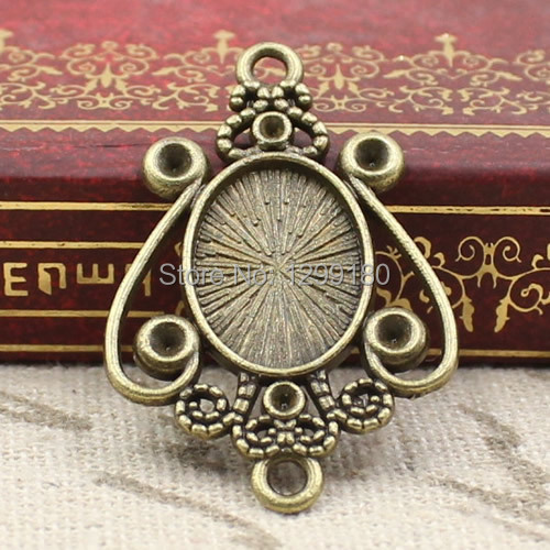 Cadre en alliage Bronze, 50 pi - Bezels Set Pendant avis et prix