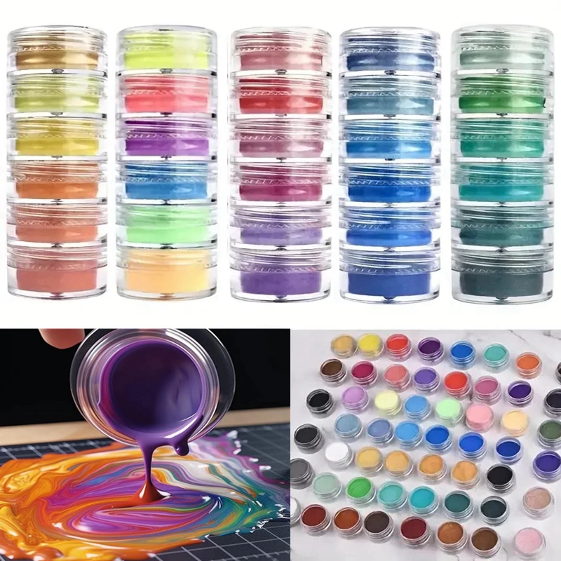 6 pièces de poudre de chrome c - Resin Glitter Pack avis et prix