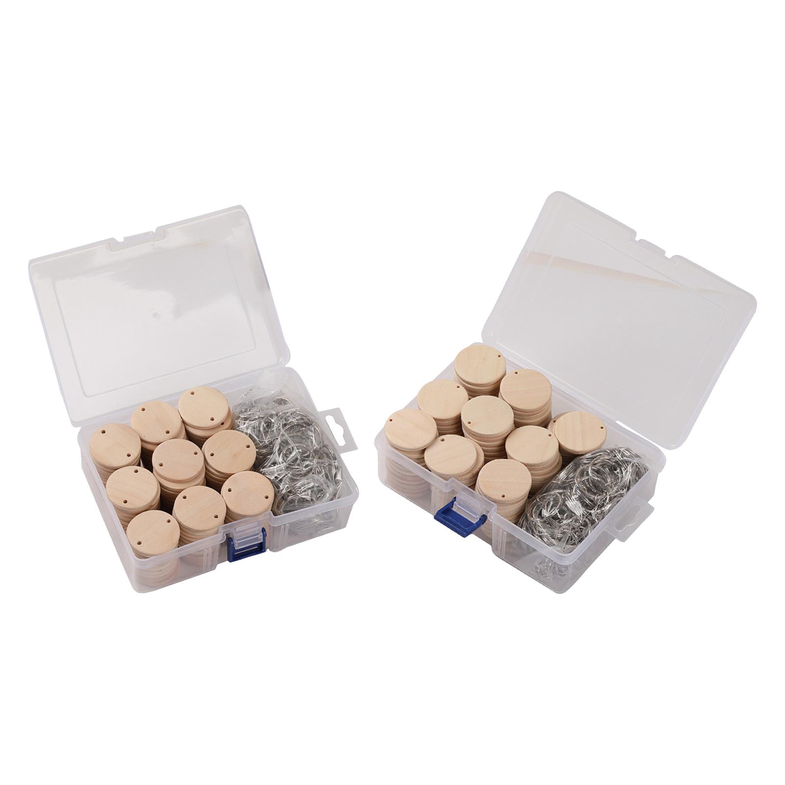 100 pièces, disques en bois po - Wood Ring Blank avis et prix