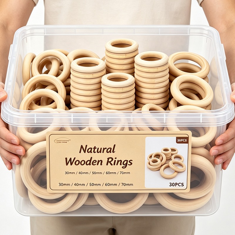 Anneaux en bois brut lisses et - Wood Ring Blank avis et prix